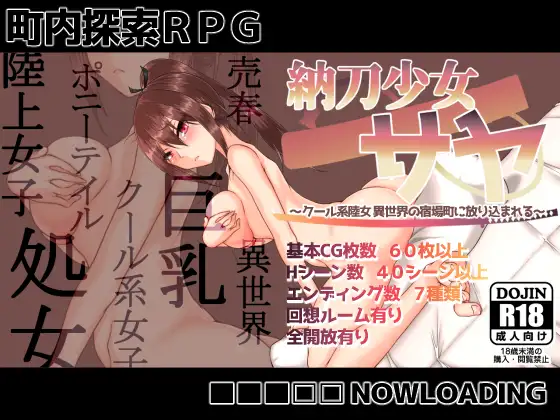 【探索RPG/汉化】納刀少女サヤ ～クール系陸女 異世界の宿場町に放り込まれる Ver1.1 AI汉化版+存档【1.4G】【百度网盘】-飞雪acg论坛